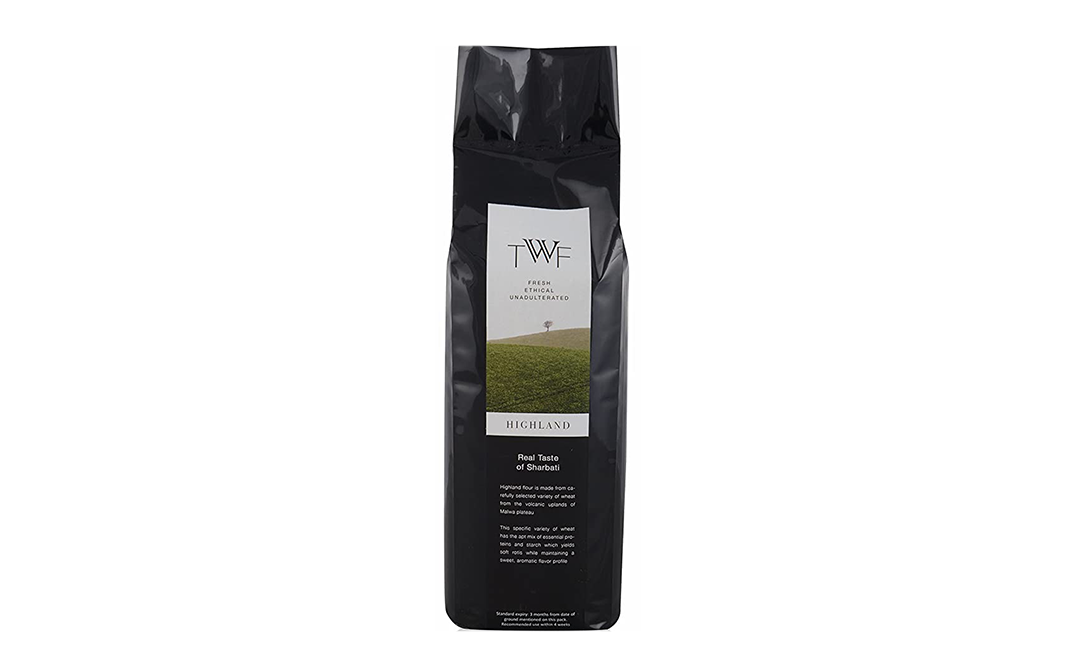 TWF Flours Highland Real Taste of Sharbati   Pack  1 kilogram